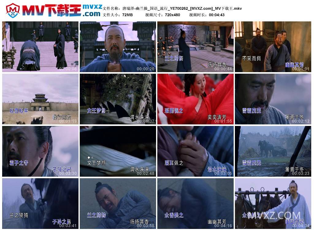 唐瑞泽-幽兰操_国语_流行_YE700262